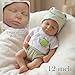 OtardDolls 12 Inch Reborn Baby Dolls Silicone Full Body Realistic Baby Doll Boy Silicone Baby Doll Handmade Painted Reborn Dolls with Clothes and Bottles Set for Kids Boys Girls