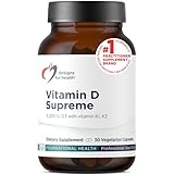 Designs for Health Vitamin D Supreme - Vitamin D 5000 IU with 2000mcg Vitamin K as MK4 for Bone Health, Heart Health, Mood & Immune Support - Vitamin D3 Enhanced with GG Supplement (30 Capsules)