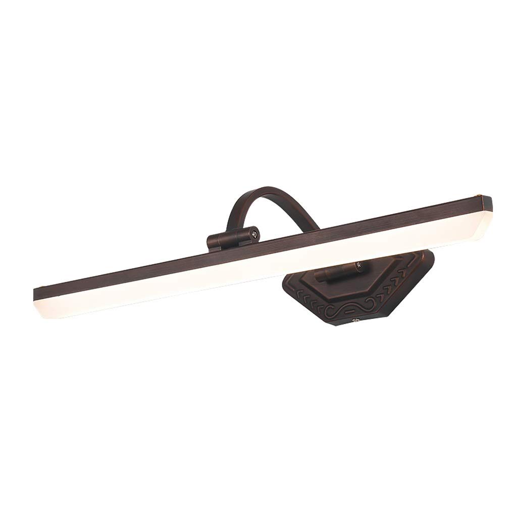 Spiegel Scheinwerfer Einfaches Wasserdicht Verfassungs-Spiegel Kosmetiktisch Badezimmer Modernes Acryl-Spiegel-Kabinett-Licht Einfache Wandleuchten/44.5Cm-9W
