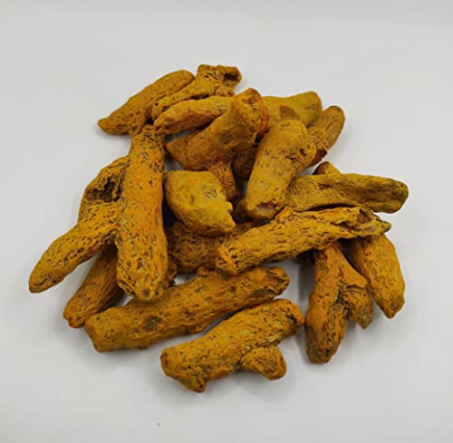 Raíz de Cúrcuma Seca 85g - 1.95KG Haldi entera (220 gramos)