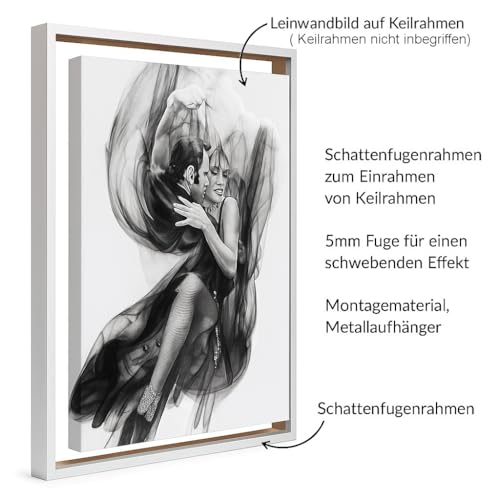 Cadre photo vide pour toile, photos sur châssis, format 40 x 80 cm, aspect aluminium – Image 5