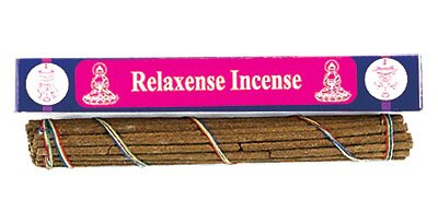 Relaxense Incense From Tibet/Nepal - 25 Incense Sticks and Holder