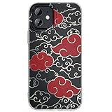OPHK Case for iPhone 12 Pro & for iPhone 12 with Cute Funny Japanese Anime Manga Popular Cartoon Design, 3D Silver IMD Laser Shockproof Protective Cover for Boys Girls