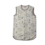 スヌーピー ベビー ベスト スリーパー ロングベスト モスリンガーゼ 6重 赤ちゃん