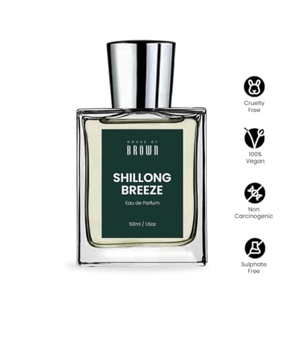 Image of Shillong Breeze Perfume, Eau de Parfum, Unisex, Spicy Sweet Smoky Perfume, 50ml, Ultra-Long Lasting, Strong Projection