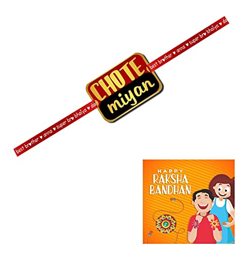 Image of TheYaYaCafe Little Bro Printed Rakhi for Baby Brother | Rakshabandhan Baby Bro Rakhi