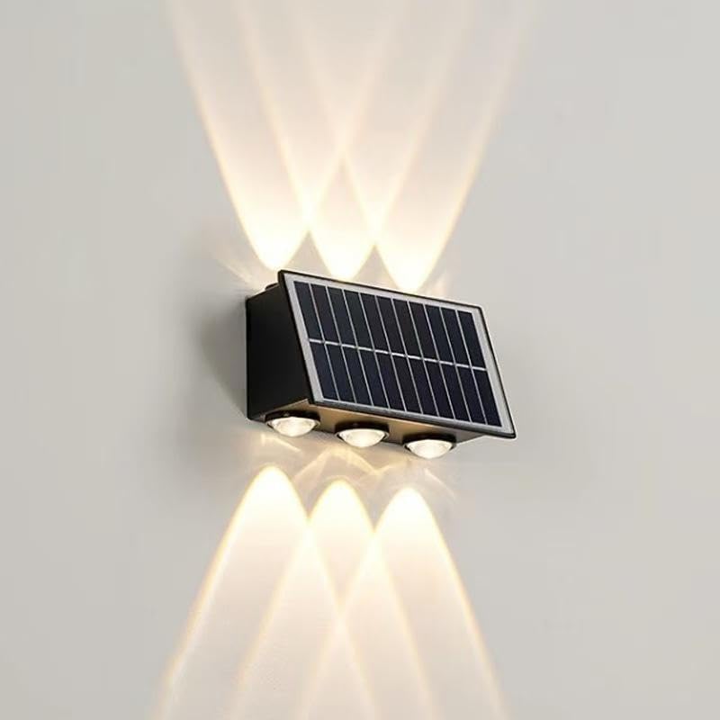 Solar Garden Wall Light, Energy Saving Outdoor Decorative LED Lamp, Auto Charging & Dusk to Dawn Lighting, IP65 Waterproof Pack of, 4-image-38