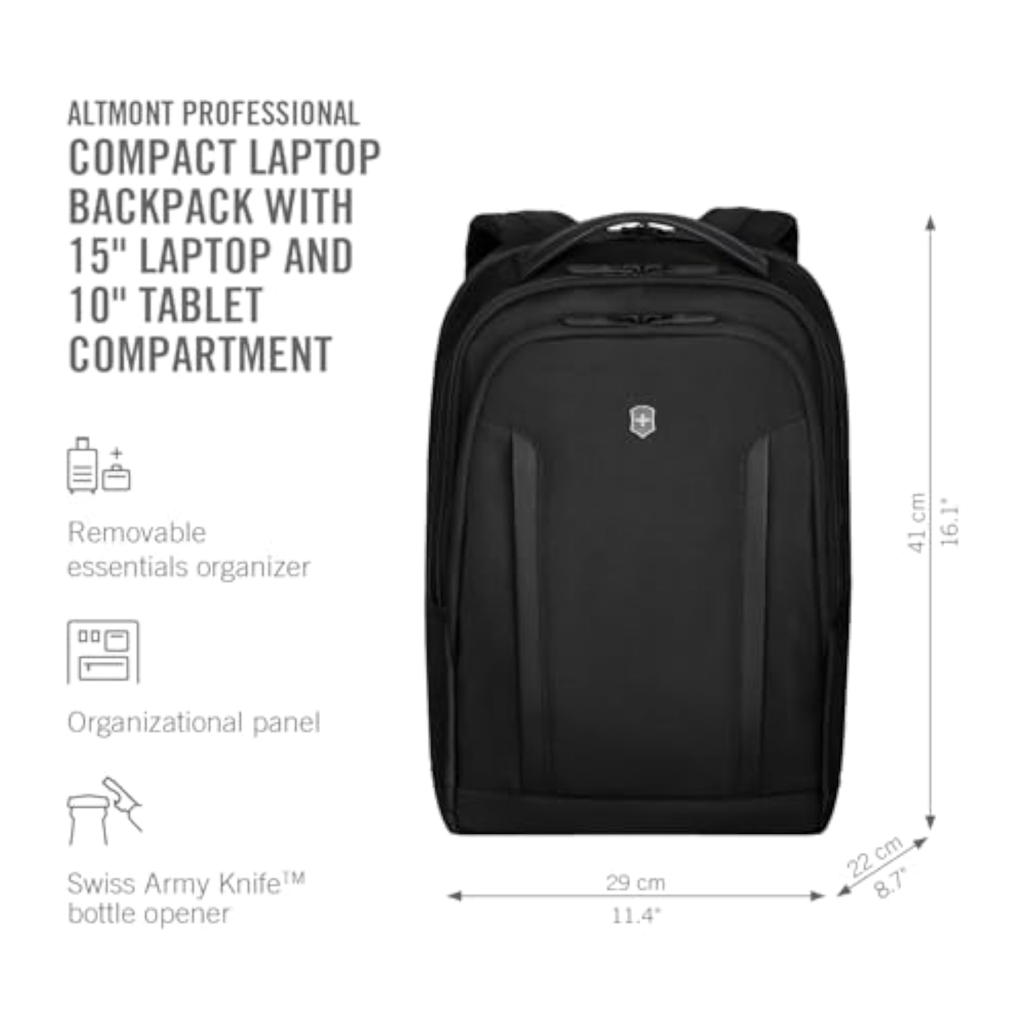 Swiss Designed Altmont Professional Compact Laptop Backpack