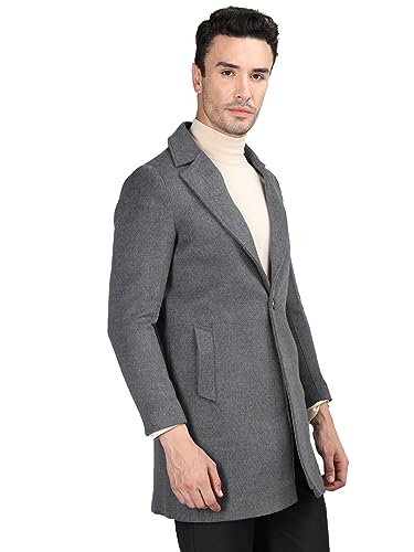 Image of DLANXA Men Casual Solid Winter Wear Coat