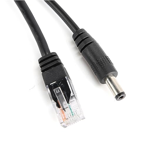 Adaptador POE Pasivo 24V, Cable Divisor e Inyector Power Over Ethernet para Cámara IP y Punto de Acceso Inalámbrico, con Protección Anti Interferencias de Descarga Electroestática, Plug and Play (Negro) miniatura 3