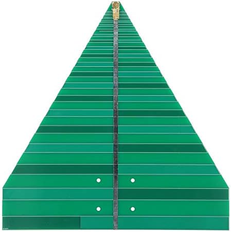 Log Periodic UWB Antenna 600-6000MHz Ultra Wideband Printed Circuit Board 50W for UWB with