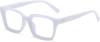 EYLRIM Classic Thick Square Frame Clear Lens Glasses for Women Men Non Prescription Eyeglasses