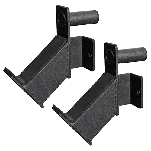 Valor Fitness Safety Bar Extension Accessory Set for 2x2 Inch Frame with 1 Inch Hole - Fits Compatible Valor Power Racks - Home Gym Equipment