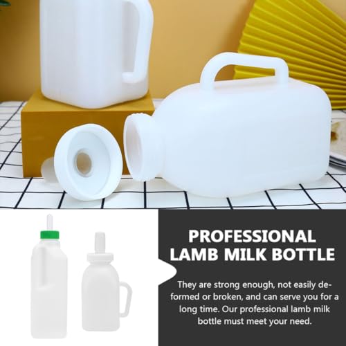 Biberón portátil para terneros con botellas de plástico de 1l y 850ml 5
