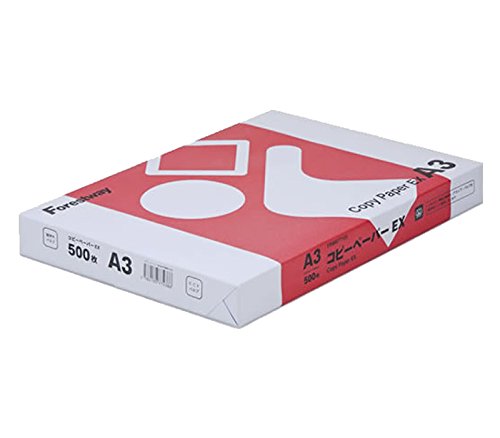 Forestway コピー用紙 A3 500枚 高白色 コピーペーパーEX