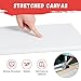 Simetufy 11x14 Inch Stretched Canvas, 10 Pack 100% Cotton Professional Blank Canvas for Painting Acrylic Paint or Oil, Pre-Primed