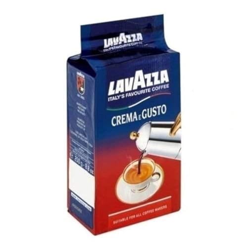 Image of 3x LAVAZZA CREMA E GUSTO Classico Ground Italian Coffee Espresso 250g