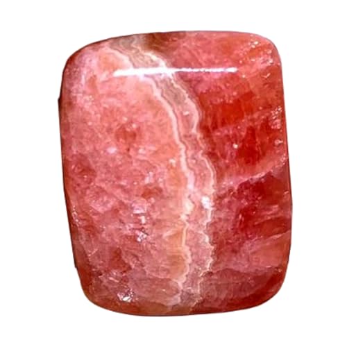 Rhodochrosite naturelle de collection cabochon rectangulaire 22x17mm de qualité