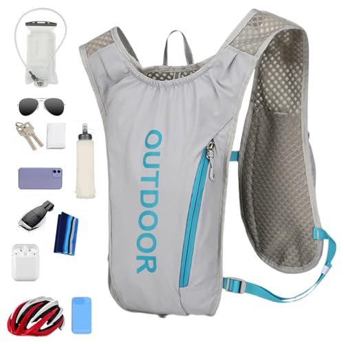 Gilet de course 5L réfléchissant pour courir en sécurité sans sac lourd