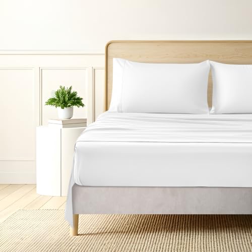Image of Utopia Bedding Queen Sheet Set 4 Piece Soft Sheets - White