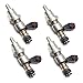 pclele Iniezione Carburante Set di 4 di Ricambio per Toyota per Avensis Rav4 D4 2.0L Iniettori di Carburante 23209-28030 2320928030 23209 28030 Ugello per iniettori