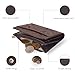 Oak Leathers Leather Wallet For Women - Small RFID Coin Purse Credit Card & ID Holder for Ladies, Gift for Women's, Bifold Wallets (Crazy Horse Brown Flower)