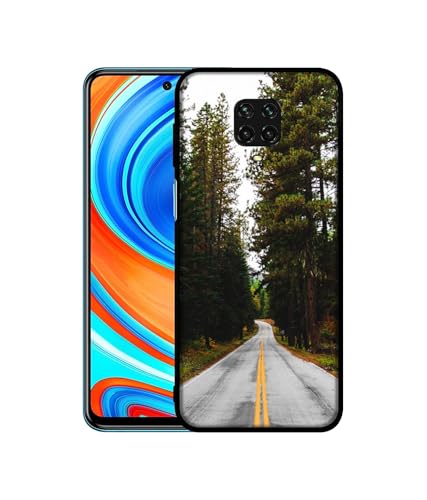 Image of Road Photo Design Premium 2D Printed Metal Back Case Cover for Mi Redmi Note 9 Pro /Note 9 Pro Max /Poco M2 Pro