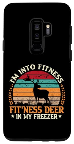 Carcasa para Galaxy S9+ Caza de ciervos I'm into Fitness Fit'Ness Deer Caza vintage Carcasa para Galaxy S9+ Caza de ciervos I'm into Fitness Fit'Ness Deer Caza vintage