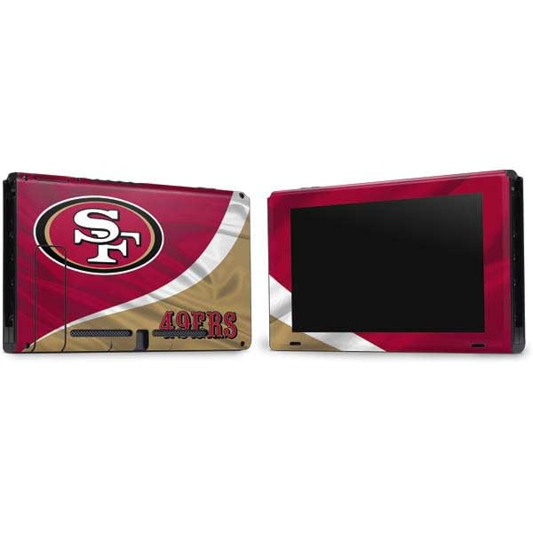 Skinit Decal Gaming Skin Compatible with Nintendo Switch Bundle - Officially Licensed NFL San Francisco 49ers Design