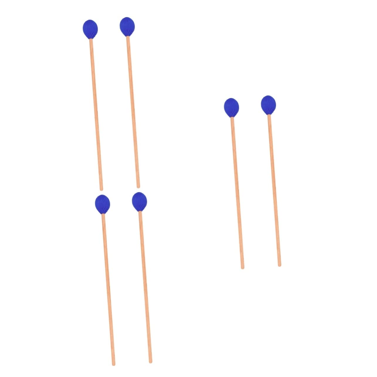 VICASKY 3pares Mallets De Marimba De Fieltro Para Xilófono De Accesorio De Percusión Para Instrumentos