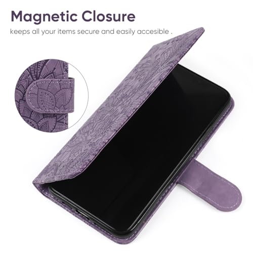 Étui portefeuille Galaxy A15 violet pour simplifier vos sorties - 6