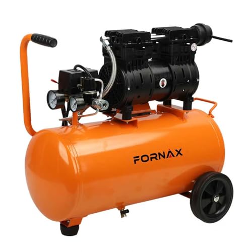 FORNAX 8 Gallon Air Compressor 1HP 2.2 CFM Max 125 PSI Oil-Free Air Compressor Tank 70 dB Ultra Quiet Compressor for Nail Guns Tire Inflation and DIY Home Projects