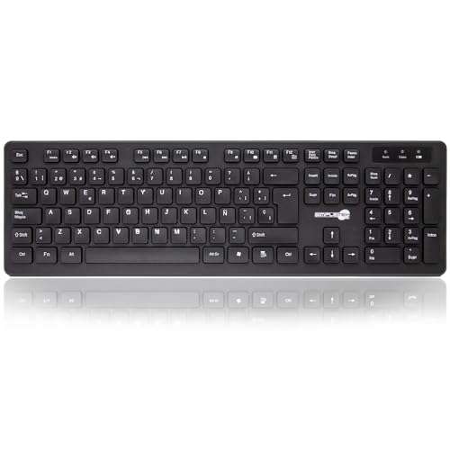 Teclado inalámbrico SIMPLETEK con layout de España para evitar cables en tu mesa 3