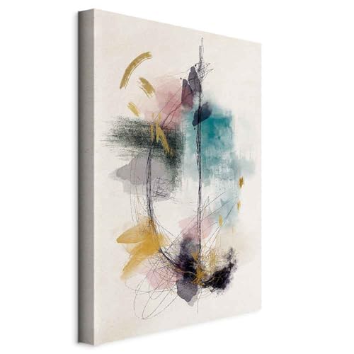 murando - Quadro Acustico Astratto 1 pezzo schiuma acustica Quadri Moderni Camera da Letto Matrimoniale - Stampa su Tela - Pannelli Fonoassorbenti Decorativi - Fonoassorbente Acustiche