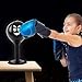 Xoeryoy Desktop Punching Bag with Strong Suction Cup and Pump Portable Desk Speed Bag with Evil Smile Stress Relief Boxing for Office Worker Adults Kids Black