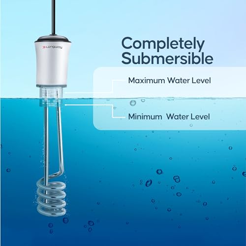 Longway LWIR01 1500 W Water Proof Immersion Heater Rod (White) - Image 4
