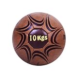 MAR | Synthetic Leather Medicine Balls, Weighted Slam Balls Essential Home Gym Fitness Equipment for Abdominal Strength and Muscular Endurance Improvement, Workout Ball for Exercise & Training (10kg)
