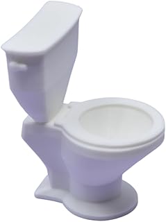 Chatelet Toilet Bowl Aquarium Decor | Funny Decorations for Shrimp & Fish Aquariums or Lizard Terrariums | Made in USA (Toilet Bowl)