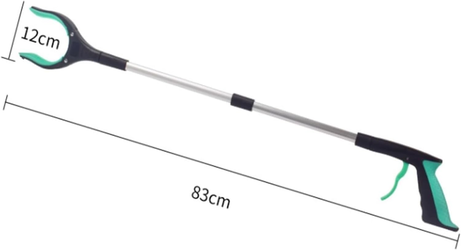 Grabber Pickup Tool, Grabber Reacher Tool, Long Foldable Pick Up Stick Strong Grip Magnetic Tip Trash Picker Pick Up Stick