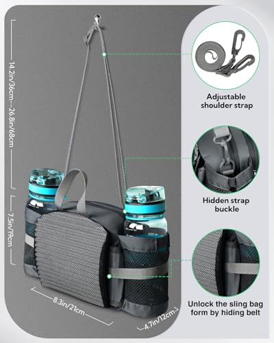 Wasserdichte Bauchtasche mit Flaschenhalter für Outdoor-Aktivitäten