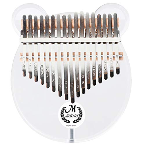 BIENKA Kalimba 17 Touches Pouce Piano Acrylique Ours Forme Doigt Piano Instrument de Musique Portable Cadeaux avec… - Les Beatles, Paul McCartney, John Lennon, RIngo Starr, George Harrison BIENKA Kalimba 17 Touches Pouce Piano Acrylique Ours Forme Doigt Piano Instrument de Musique Portable Cadeaux avec…