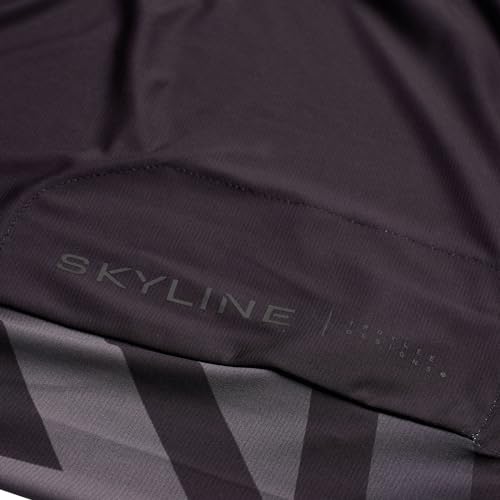 Troy Lee Designs Camiseta de manga comprida Skyline adulto Mountain Bike, Sram Eagle One, preto, P