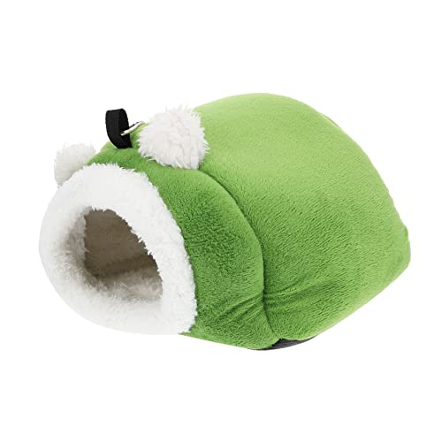 ノーブランド品 1個 ペットの綿の巣 フェンス うさぎケージ屋内 小さな家 屋内ケージ 屋内用ケージ 豚 ハッチ ハムスターの巣ぬいぐるみクッション おもちゃ キット シュウ・リント Green