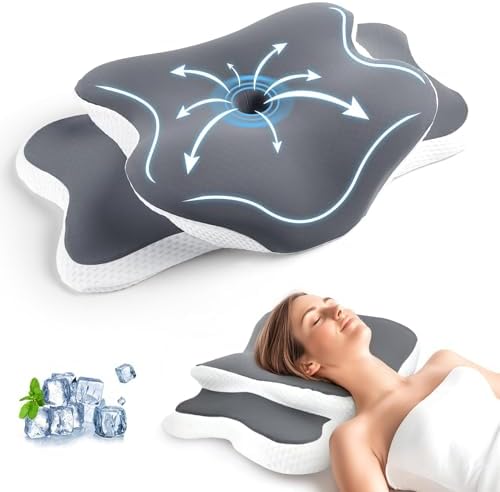 Orthopedic Cervical Neck Pillow for Sleeping Ergonomic Memory Foa...