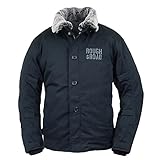 ラフアンドロード(ROUGH&ROAD) N 1RボアウインタージャケットFP BK Lサイズ