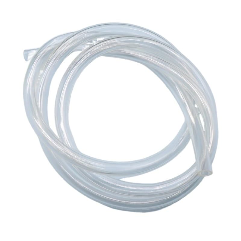Tubo Silicona Manguera de gasolina 1M, 5M, 10M, tubo cuerda, for mangueras recortadoras, línea soplador motosierra, herramienta ID2-7mm OD3.5-10mm(Clear,10 Meters,ID 2.5mm x OD 5mm)
