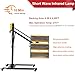 Baking Infrared Paint Curing Lamp, 3900W 110V Short Wave Infrared Lamps with Timer, Stand, Wheels - Adjustable Height & Angle for Automotive Spray Booths Car Bodywork Repair Tools