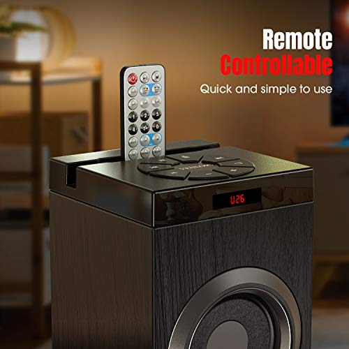 Venloic Floor Standing Bluetooth Tower Speaker, Floor Speakers For Home Stero System, Floor Standing Speakers Home Theater, Bluetooth Tower Speakers With Bass #TOP4