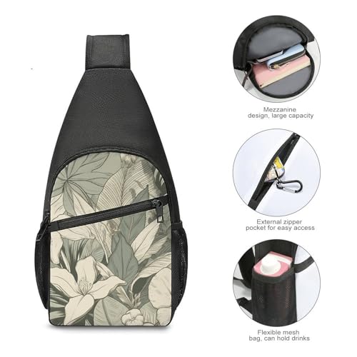 Bolso Sling Bag Pequeño de Moda para Hombre y Mujer miniatura 4