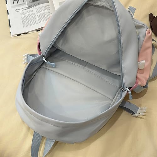 Bolsa de hombro de nailon impermeable con volantes y amplio espacio 5